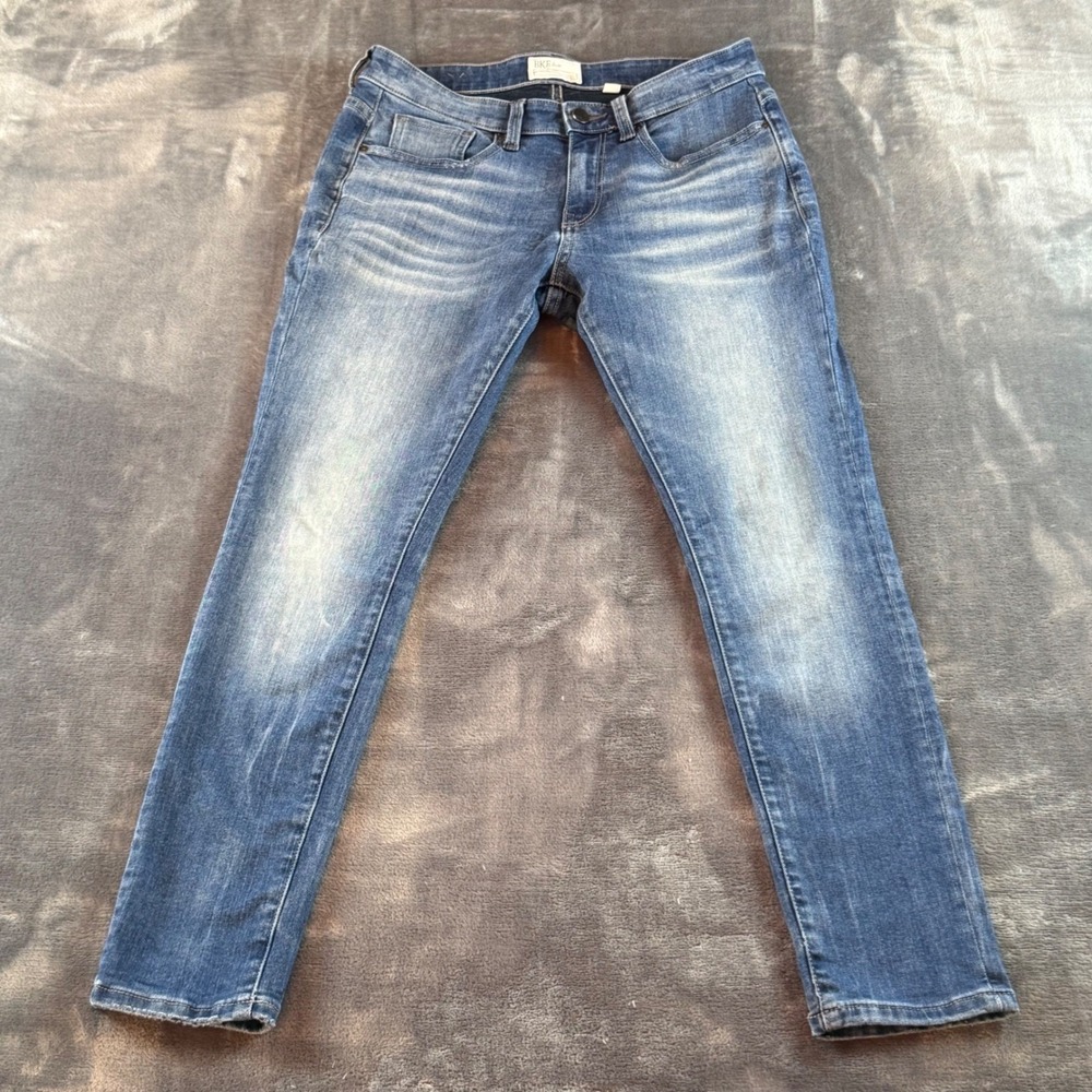 BKE Stella Skinny Jeans Womens 28x29.5 Medium Wash Stretch Mid Rise Actual 31X29
